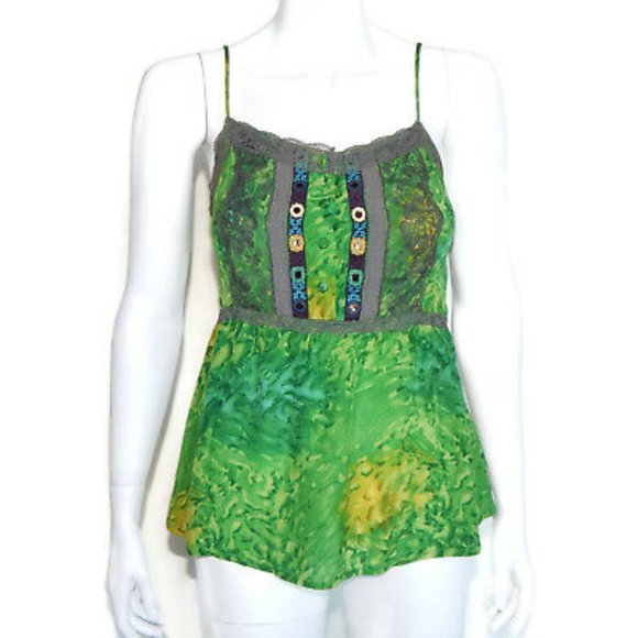 Free People Tops - Free People Lace Tie Dye Camisole